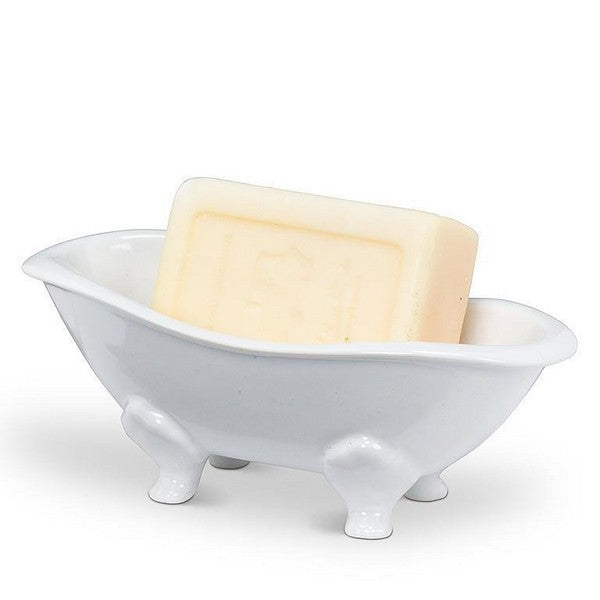 Cream Clawfoot Tub Soap Dish | Bathroom | boogie + birdie