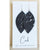 Black with Silver Leaf Cork Earrings | boogie + birdie | Plum Tree Handmade