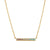 Gold Trans Riot Bar Necklace | Lover’s Tempo | boogie + birdie