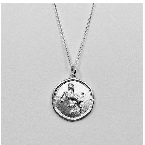 Silver Aries Zodiac Necklace | Shop a selection of necklaces at boogie + birdie