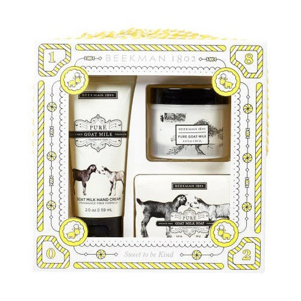 Fragrance Free - 3 Piece Gift Set | Beekman 1802 | boogie + birdie