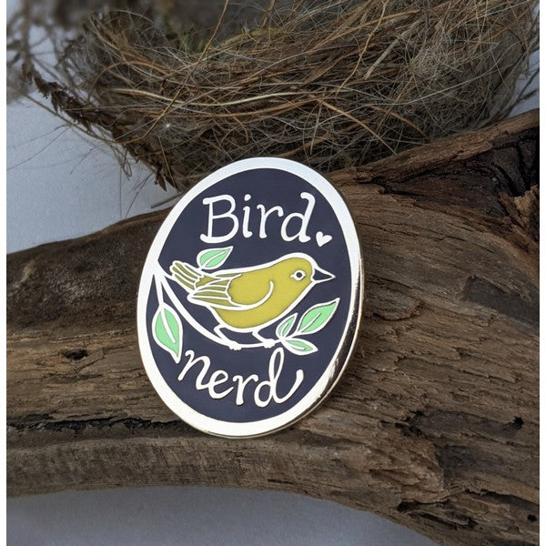 Bird Nerd Enamel Pin | Crystal Driedger | boogie + birdie
