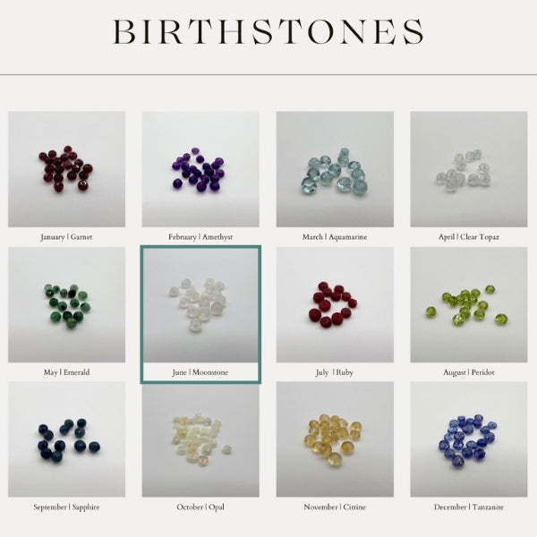 Gold Glow Moonstone June Birthstone Necklace Open Fire boogie