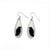 Teardrop Crow Earrings | Black Drop Designs | boogie + birdie