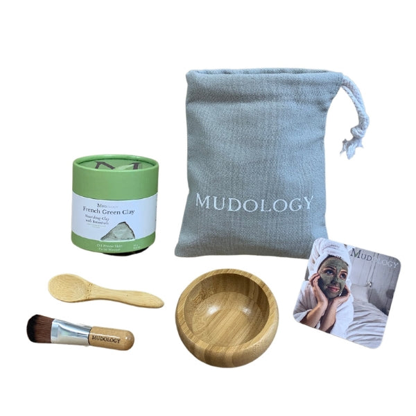 French Green Clay Face Mask Spa Kit | Mudology | boogie + birdie
