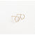 Gold Full Circle Studs | Katye Landry Jewellery | boogie + birdie