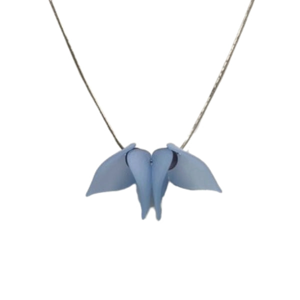 Light Blue Petals Necklace | Osmose Jewellery | boogie + birdie
