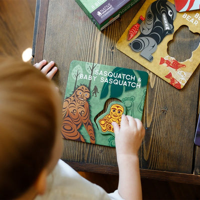 Babies & Their Animals Match-Up Puzzle | Native Northwest | boogie + birdie
