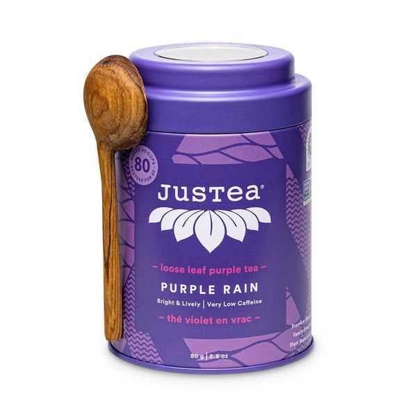 Purple Loose Leaf Tea Tin | Justea | boogie + birdie
