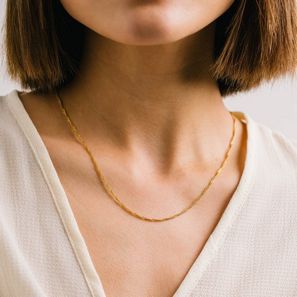 Singapore Gold-Filled Necklace | Lover’s Tempo | boogie + birdie
