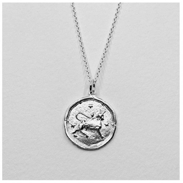 Silver Taurus Zodiac Necklace | Shop a selection of necklaces at boogie + birdie