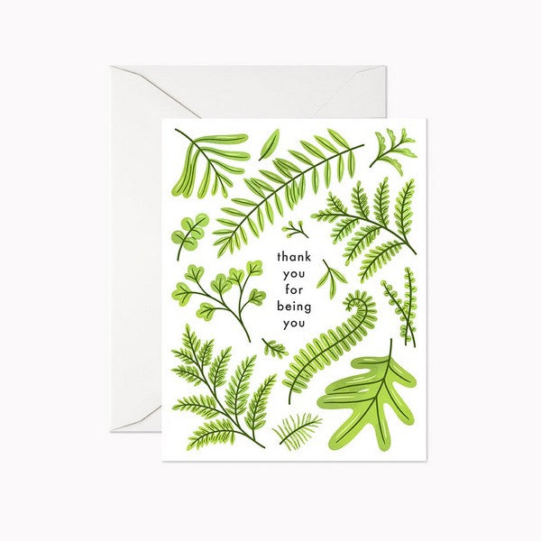 Thank You for Being You Card | Linden Paper Co. | boogie + birdie