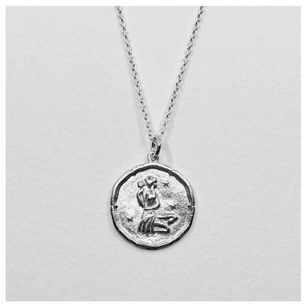 Silver Virgo Zodiac Necklace | Shop a selection of necklaces at boogie + birdie