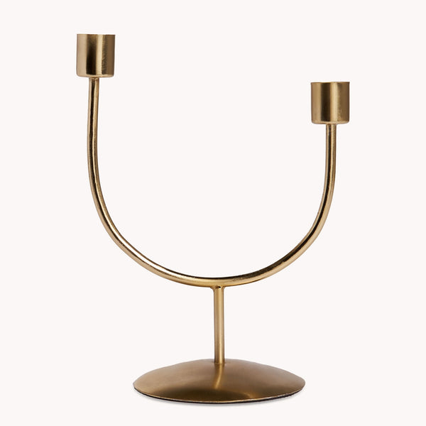 Gold Asymmetrical Candle Holder | Pokoloko Home | boogie + birdie