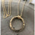 Gold Full Moon Necklace