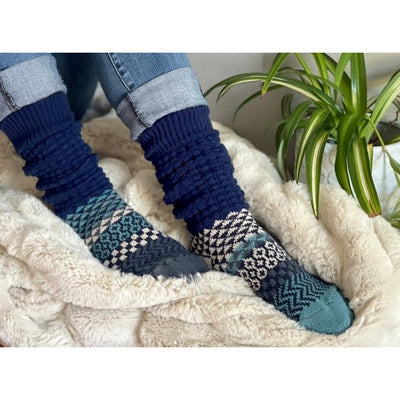 Cerulean Slouch Solemate Socks | Solemates | Shop a selection of socks at boogie + birdie
