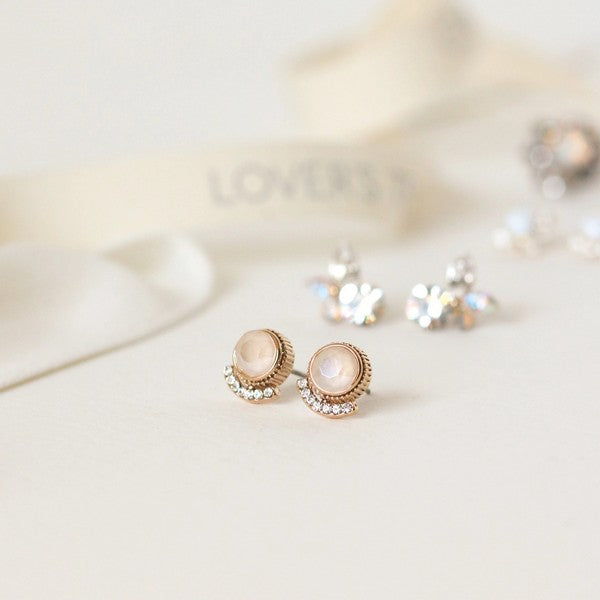 Champagne Mimosa Stud Earrings | Lover's Tempo | boogie + birdie