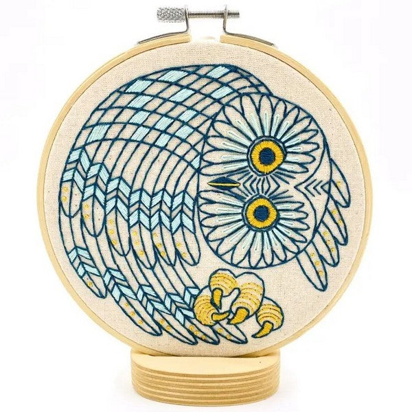 Saw Whet Owl DIY Embroidery Kit | Hook, Line & Tinker | boogie + birdie