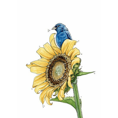 Sunflower for Ukraine Art Print | Paper Goods | boogie + birdie