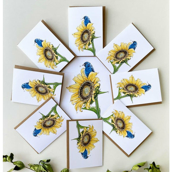 Sunflower for Ukraine Art Print | Paper Goods | boogie + birdie
