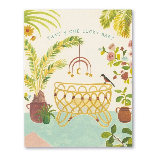 That's One Lucky Baby Card | Love Mulchly | boogie + birdie
