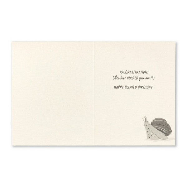 What's The Best Way Belated Birthday Card | Love Mulchly | boogie + birdie