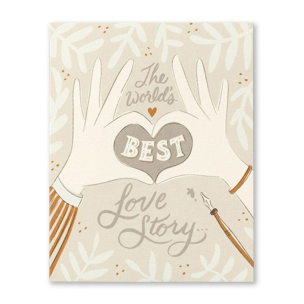 The World's Best Love Story Wedding Card | Love Mulchly | boogie + birdie