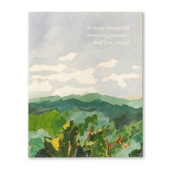 So Many Wonderful Memories Sympathy Card | Love Mulchly | boogie + birdie