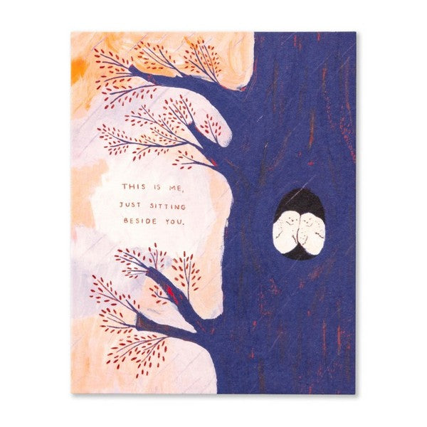 This Is Me, Just Sitting Encouragement Card | Love Mulchly | boogie + birdie