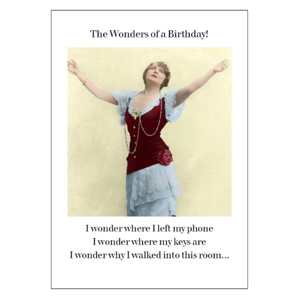 I Wonder Birthday Card (TF2382) | Greeting Cards | boogie + birdie