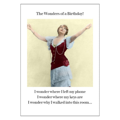 I Wonder Birthday Card (TF2382) | Greeting Cards | boogie + birdie