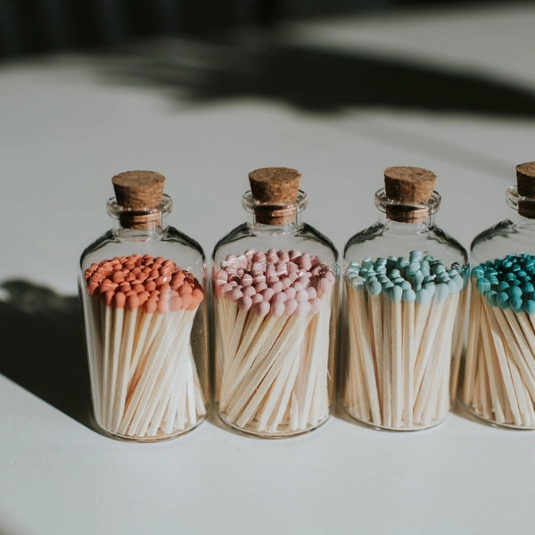 Apricot Apothecary Match Jar (AP-MBJAR) | Matchstick Boutique | boogie + birdie
