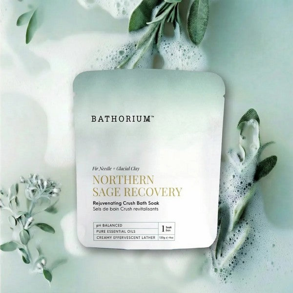 Northern Sage Recovery Crush Bath Soak | Bathorium | boogie + birdie

