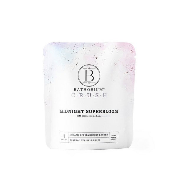 Small Midnight Superbloom Crush Bath Soak | Bathorium | boogie + birdie