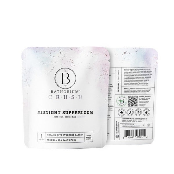 Small Midnight Superbloom Crush Bath Soak | Bathorium | boogie + birdie