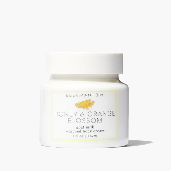 Honey + Orange Blossom Whipped Body Cream | boogie + birdie


