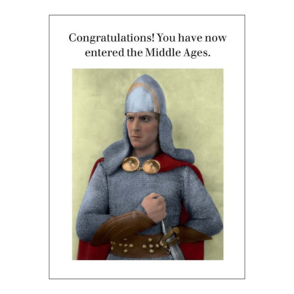 MIddle Ages Birthday Card (TF1965) | Greeting Cards | boogie + birdie