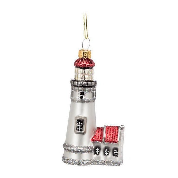 Glass Lighthouse Ornament | Holiday Decor | boogie + birdie