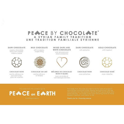 Assorted Filled Chocolate Box 15 Pieces | Peace by Chocolate | boogie + birdie