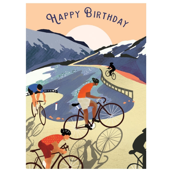 Biking Happy Birthday Card (CC2294) | Greeting Cards | boogie + birdie