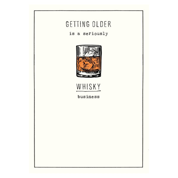 Whisky Business Birthday Card (GN1014A) | Greeting Cards | boogie + birdie