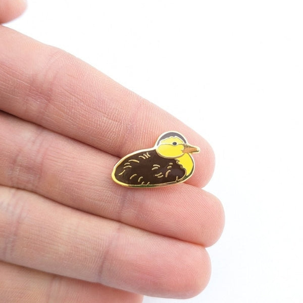 Duckling Enamel Pin | Crystal Driedger | boogie + birdie