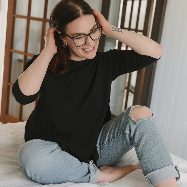 Black Classic East End Sweater | Blondie Apparel | boogie + birdie

