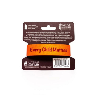 Every Child Matters Wristband | 1" Wide - Tsimshian/Ts'mysen | Native Northwest | boogie + birdie