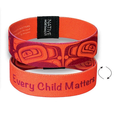 Every Child Matters Wristband | 1" Wide - Tsimshian/Ts'mysen | Native Northwest | boogie + birdie