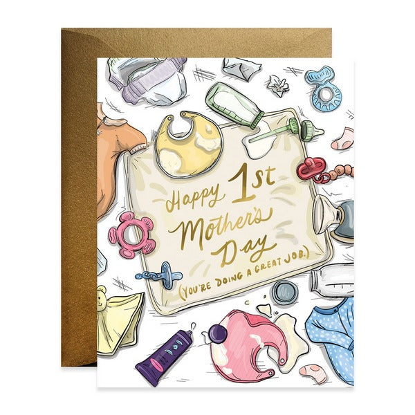 1st Mother's Day Mother's Day Card | Greeting Cards | boogie + birdie