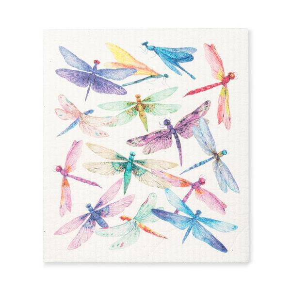 Dragonflies Swedish Dishcloth | Kitchen Textiles | boogie + birdie