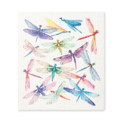 Dragonflies Swedish Dishcloth | Kitchen Textiles | boogie + birdie