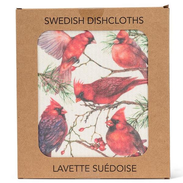 Cardinals Swedish Dishcloth | Kitchen Textiles | boogie + birdie