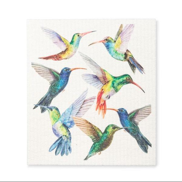 Hummingbird Swedish Dishcloth | Kitchen Textiles | boogie + birdie